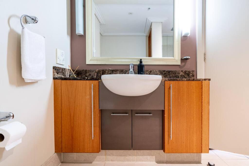 Apartamento Luxury Waterfront Nest Above Viaduct Harbour Auckland Exterior foto