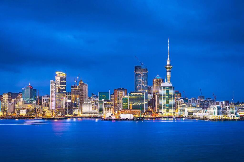 Apartamento Luxury Waterfront Nest Above Viaduct Harbour Auckland Exterior foto